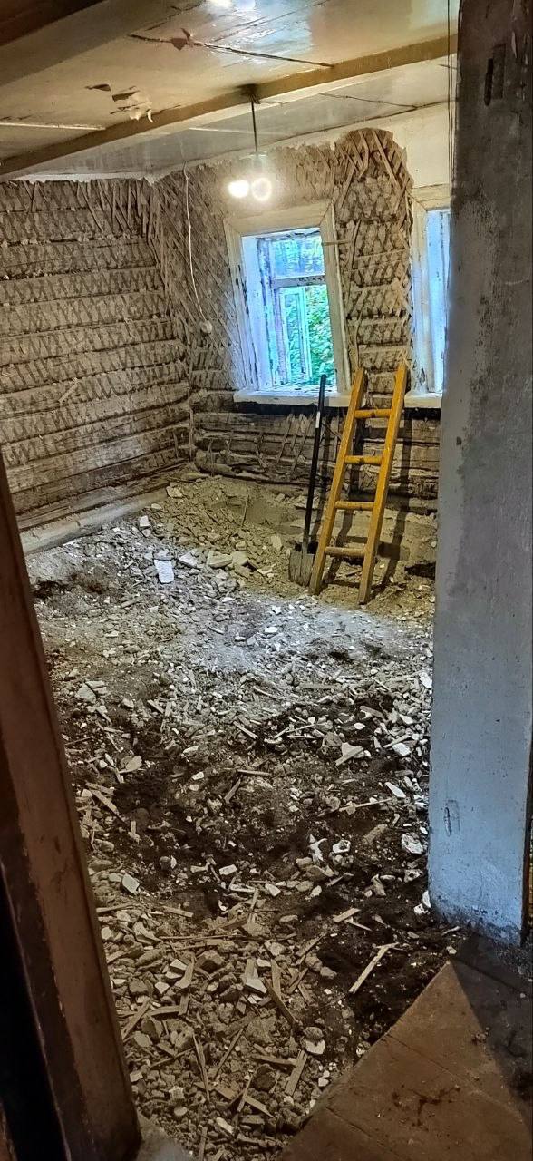 Разборка старой отделки